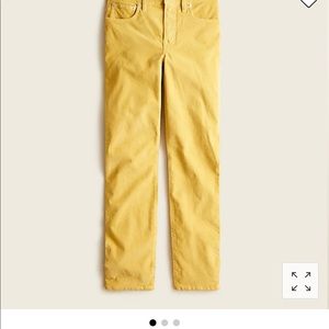 Petite JCREW Vintage Slim Straight Corduroys